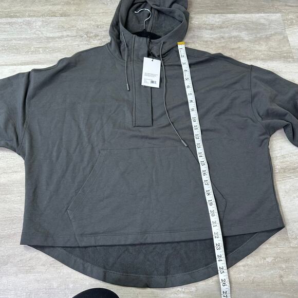 NEW Knix Good To Go Oversized Hoodie Charcoal Grey Size Medium - Picture 11 of 12